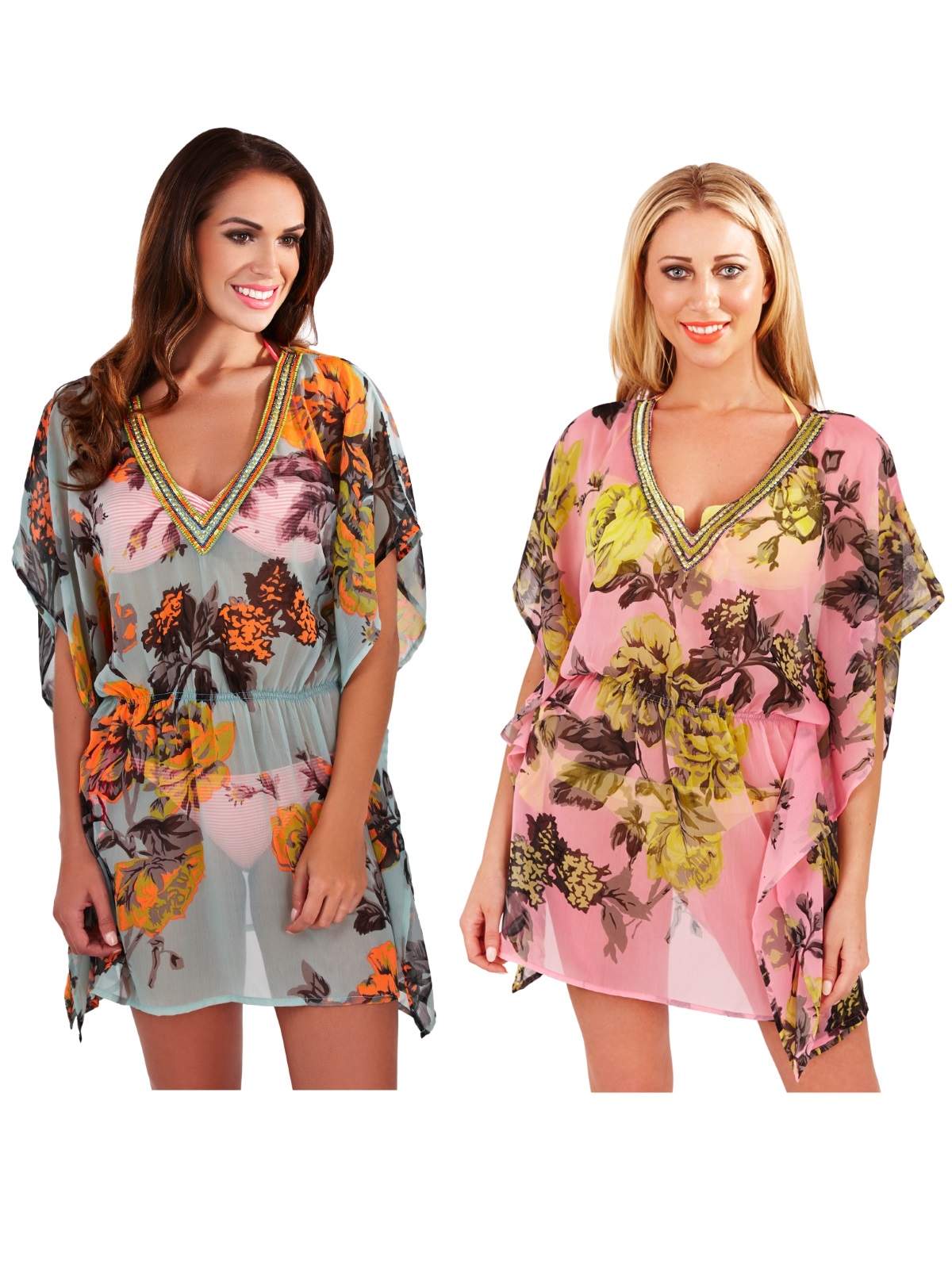 short kaftan cover up